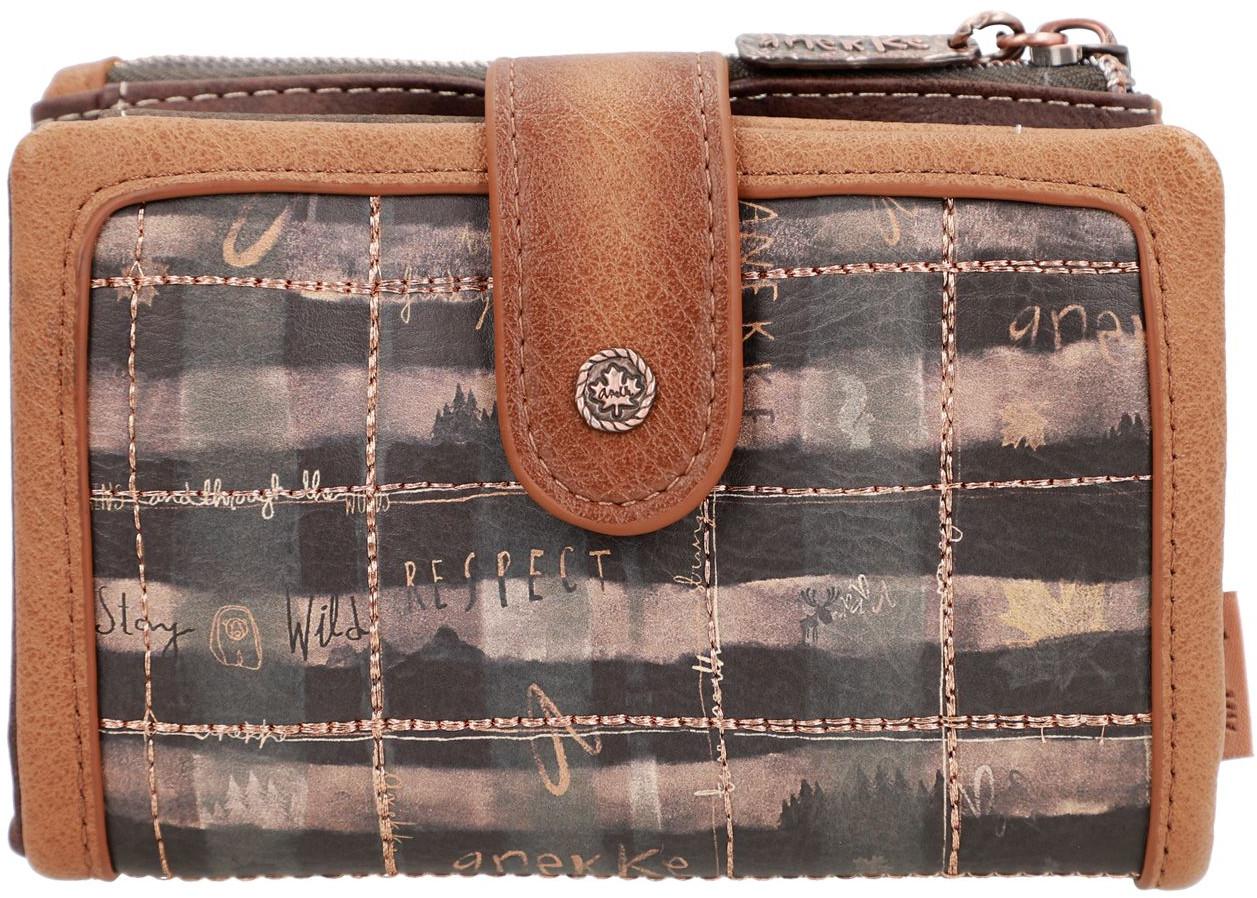 Anekke The Forest bestickte Geldtasche Kanada Lumberjack Elch