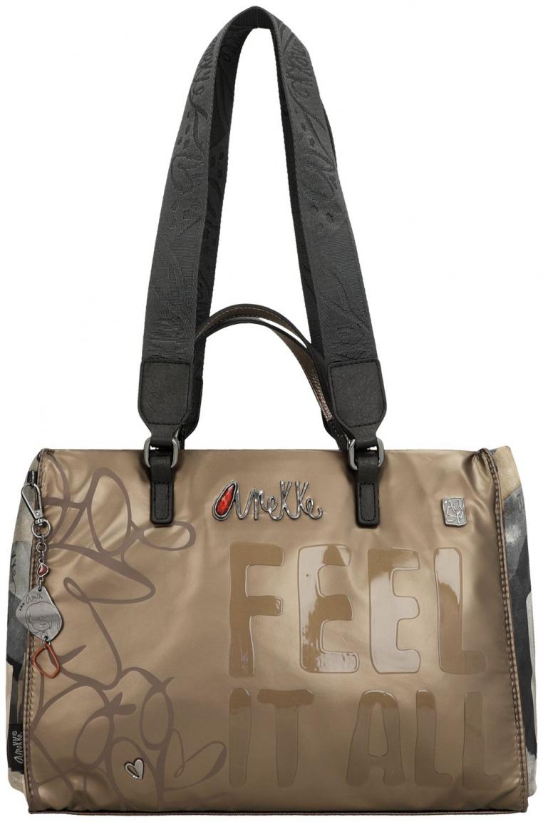 Anekke Tote Bag Nylon Dreamverse Nature Imaginary Bronze