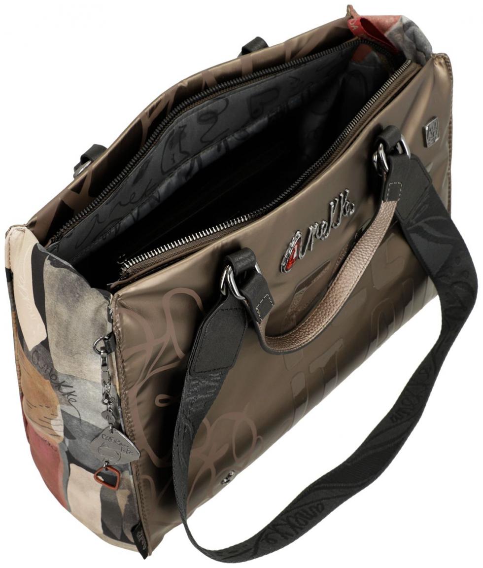 Anekke Tote Bag Nylon Dreamverse Nature Imaginary Bronze