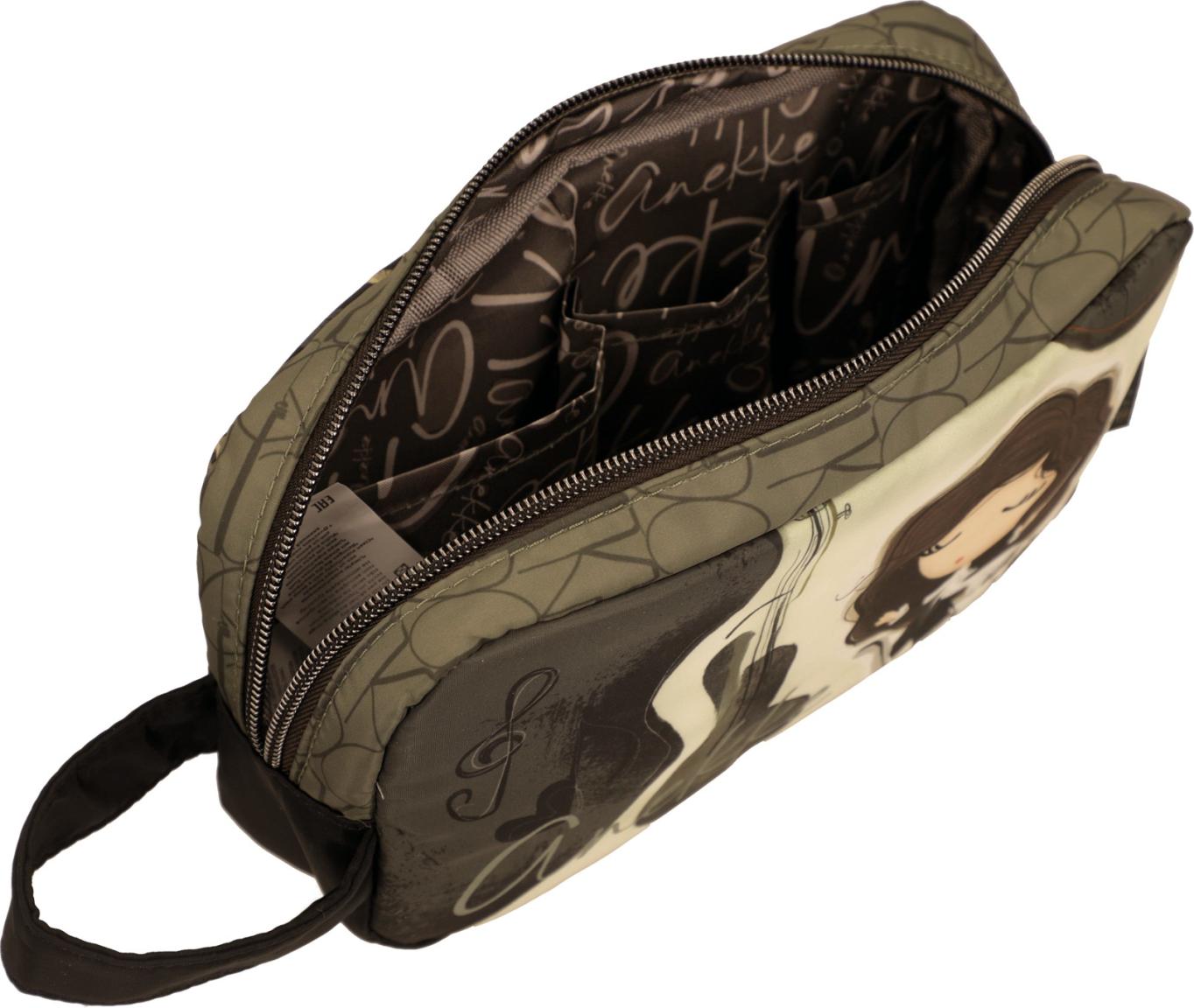 Anekke Travel Orchestra Kosmetiktasche Nylon Portrait - Bunt