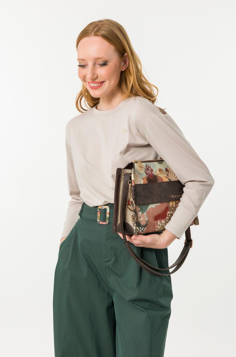 Anekke Tulip Blossom Crossbody Bag Blumen - Bunt