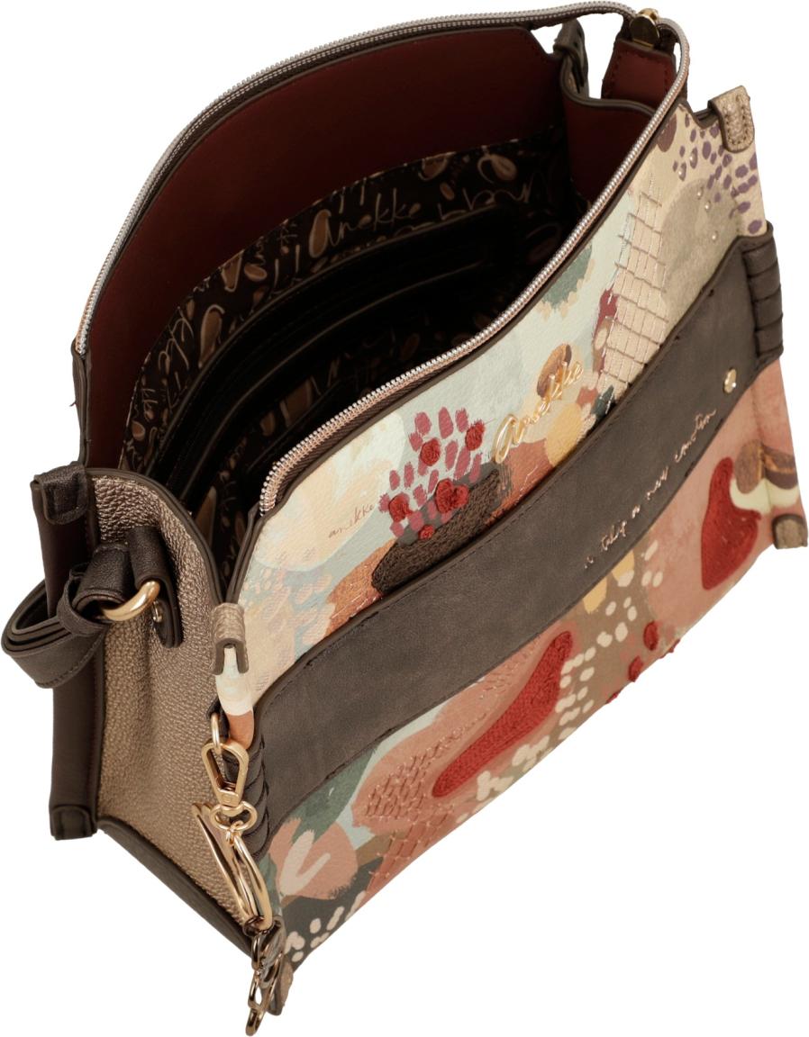 Anekke Tulip Blossom Crossbody Bag Blumen - Bunt