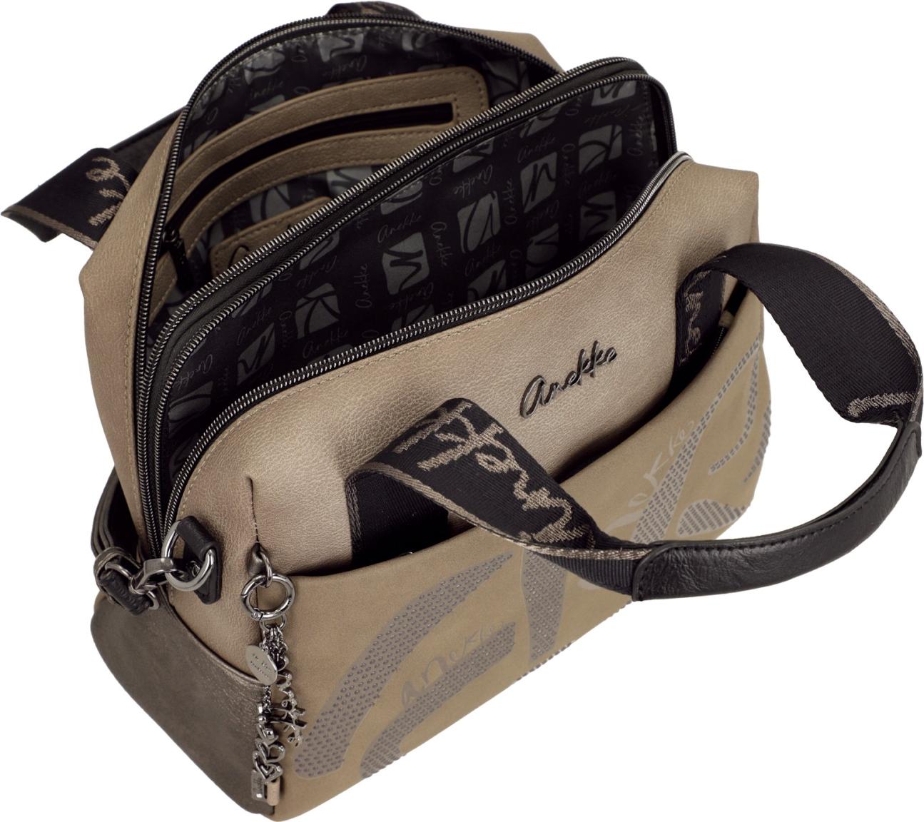 Anekke Tulip Essence Kurzgrifftasche Nieten - Taupe