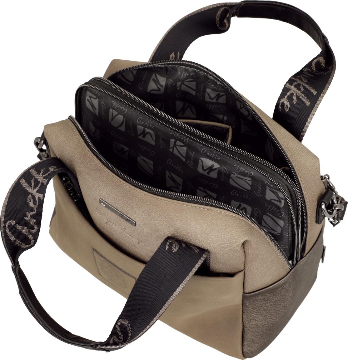 Anekke Tulip Essence Kurzgrifftasche Nieten - Taupe