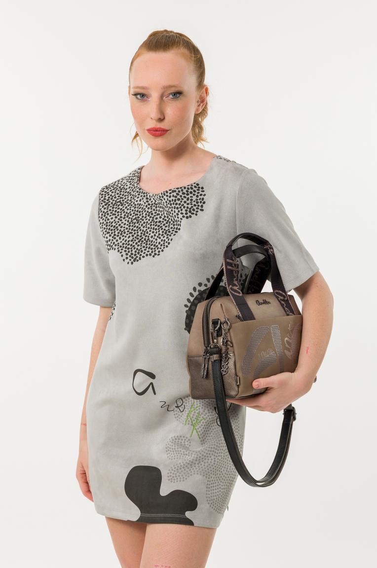 Anekke Tulip Essence Kurzgrifftasche Nieten - Taupe
