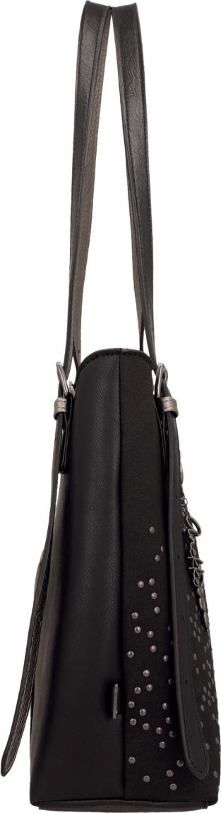 Anekke Tulip Essence Schultertasche Nieten - Schwarz
