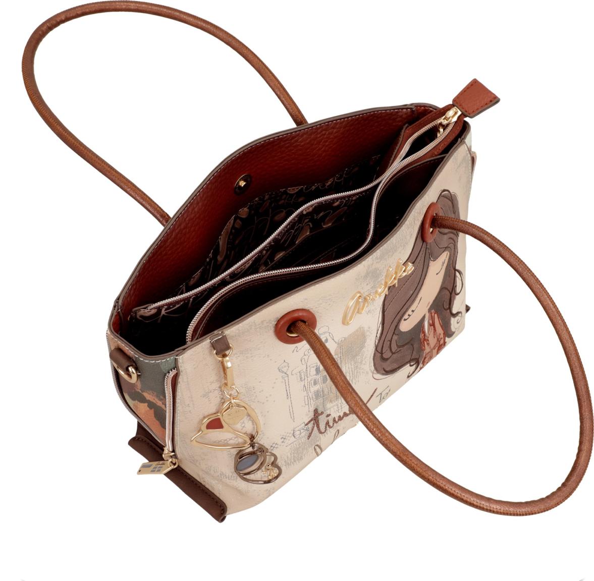 Anekke Tulip Henkeltasche Portrait - Bunt