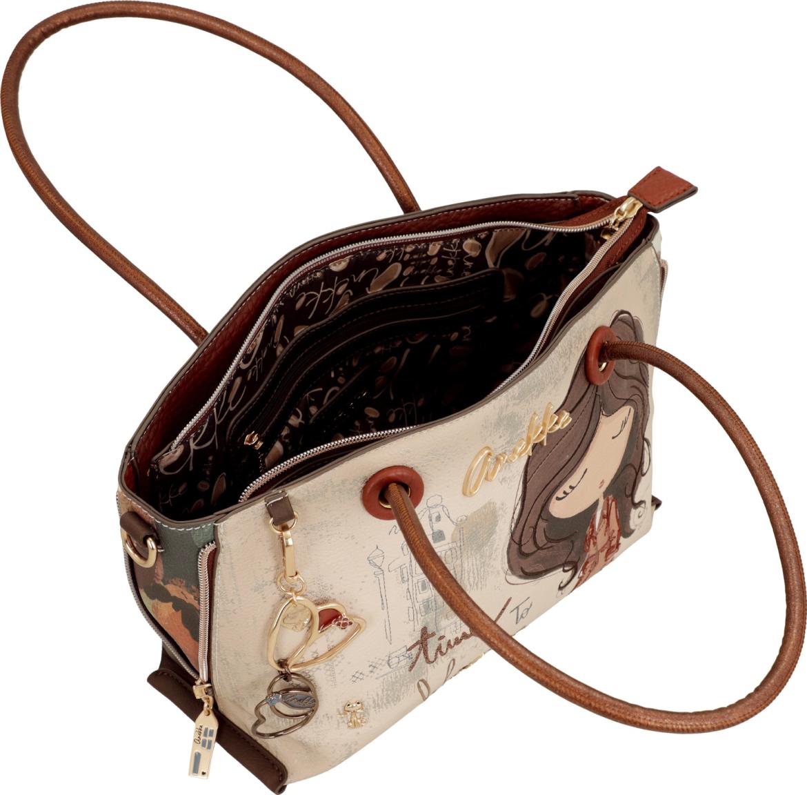 Anekke Tulip Henkeltasche Portrait - Bunt