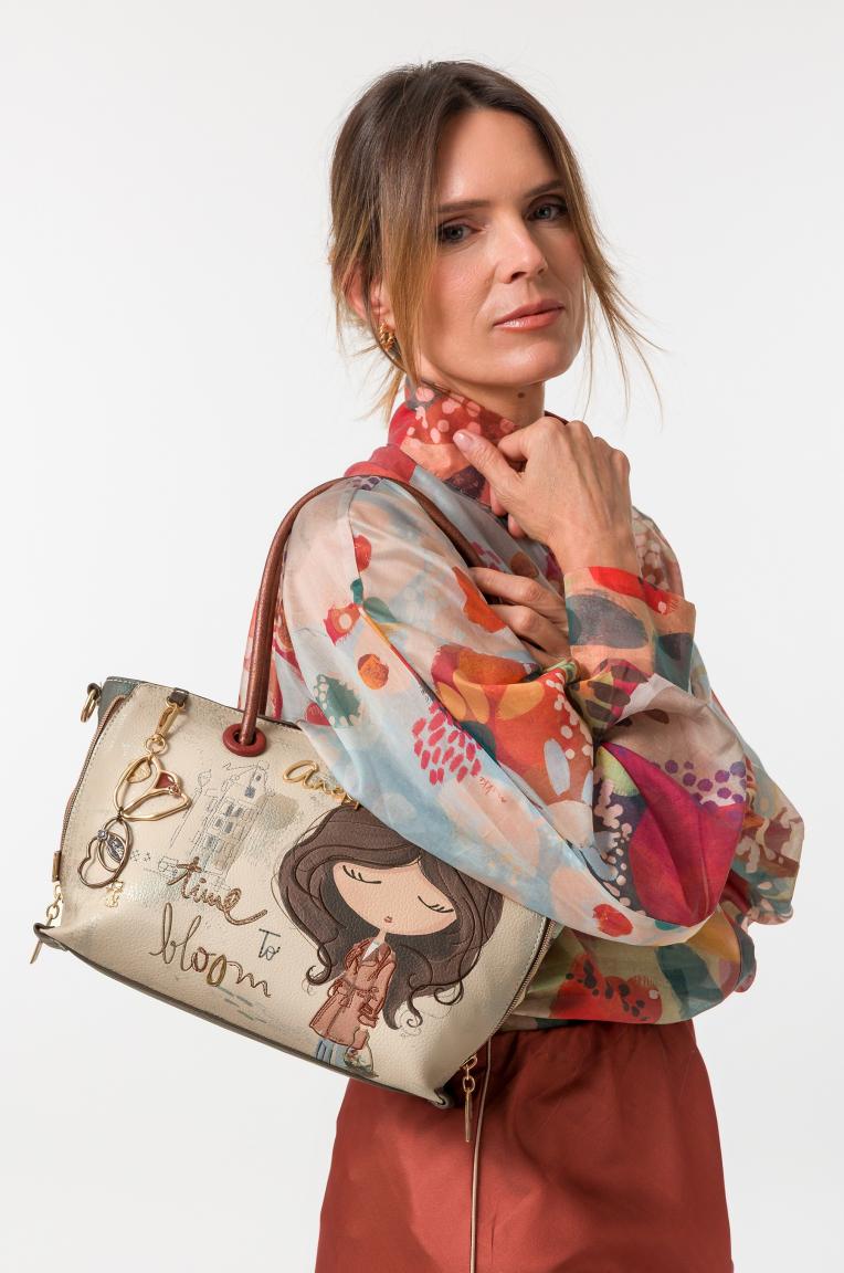 Anekke Tulip Henkeltasche Portrait - Bunt