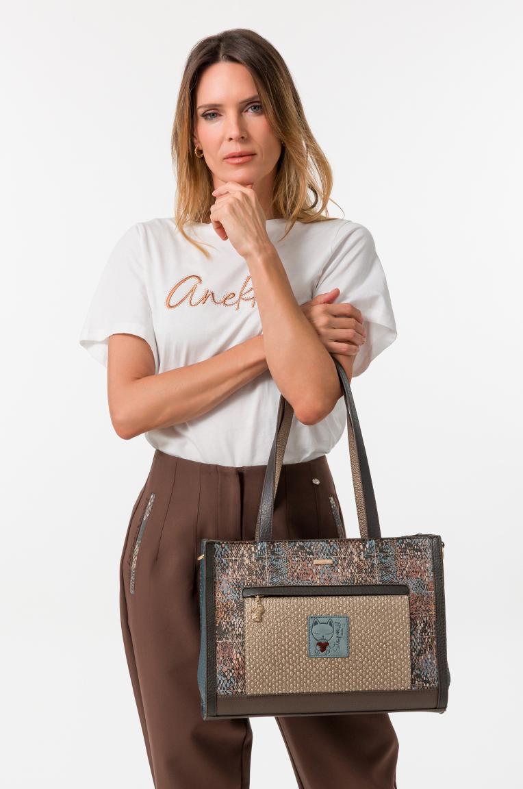 Anekke Tulip Henkeltasche Portrait - Bunt