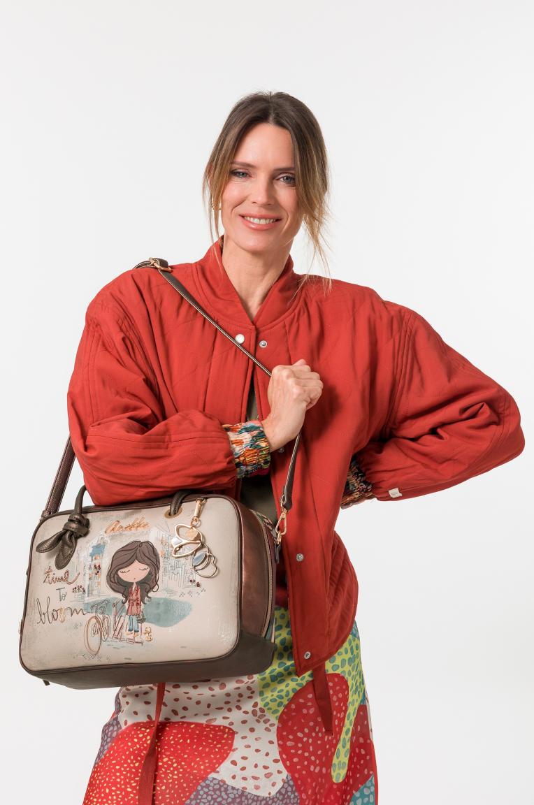 Anekke Tulip Kurzgrifftasche Portrait - Bunt