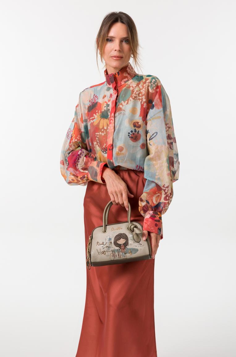 Anekke Tulip Kurzgrifftasche Portrait - Bunt