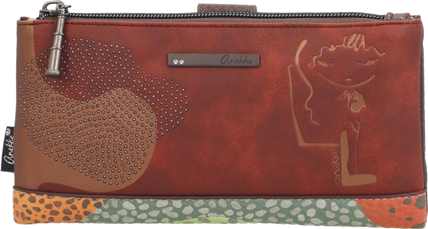 Anekke Tulip Odyssey Brieftasche Nieten - Bordeaux