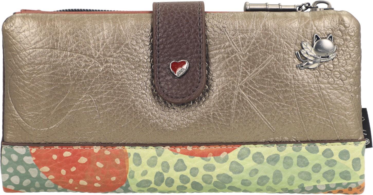 Anekke Tulip Odyssey Brieftasche Nieten - Bordeaux