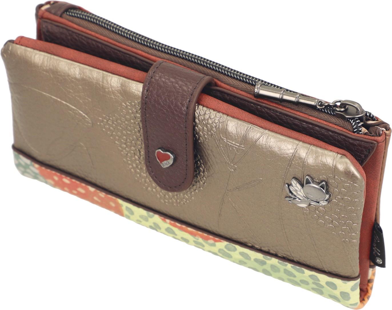 Anekke Tulip Odyssey Brieftasche Nieten - Bordeaux
