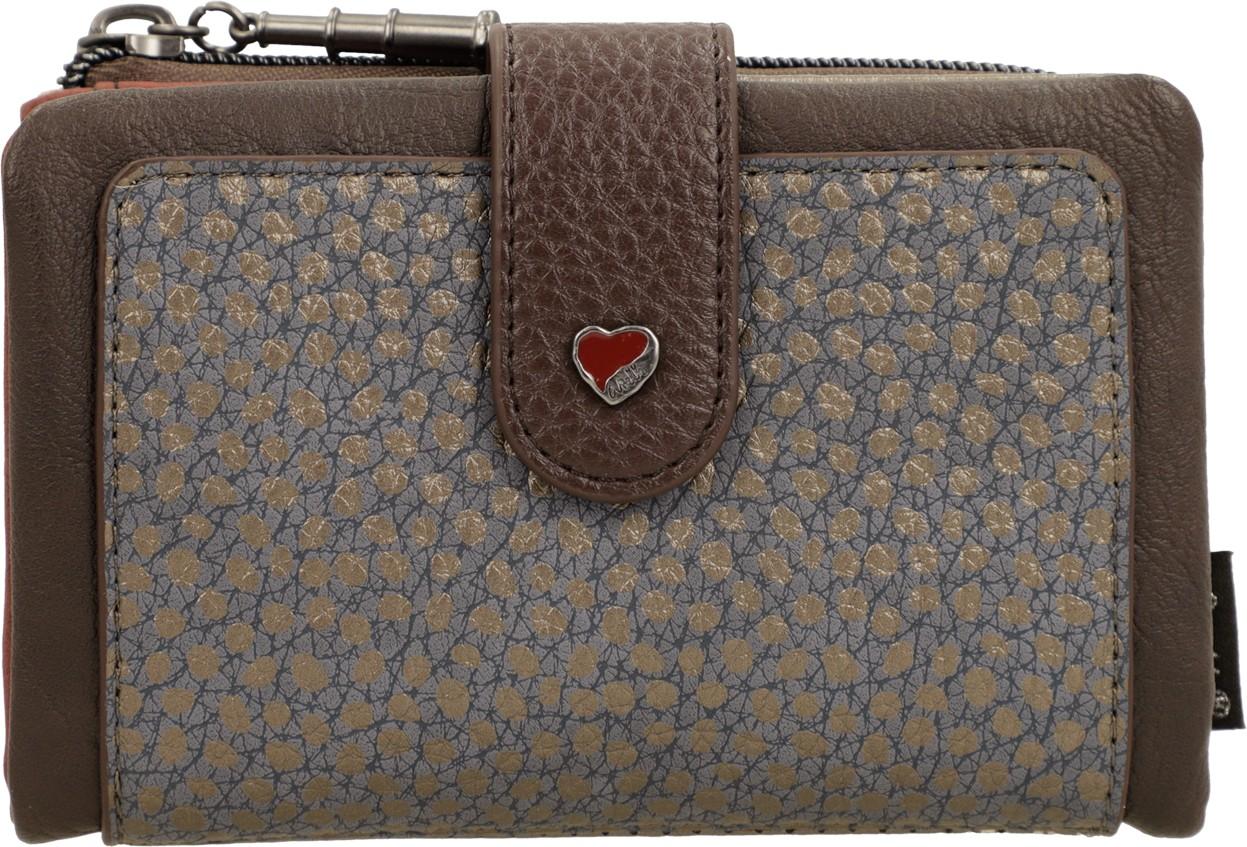 Anekke Tulip Odyssey Geldbörse Nieten - Metallic