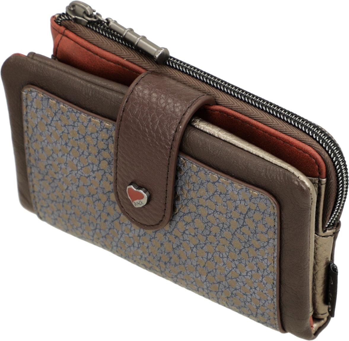 Anekke Tulip Odyssey Geldbörse Nieten - Metallic