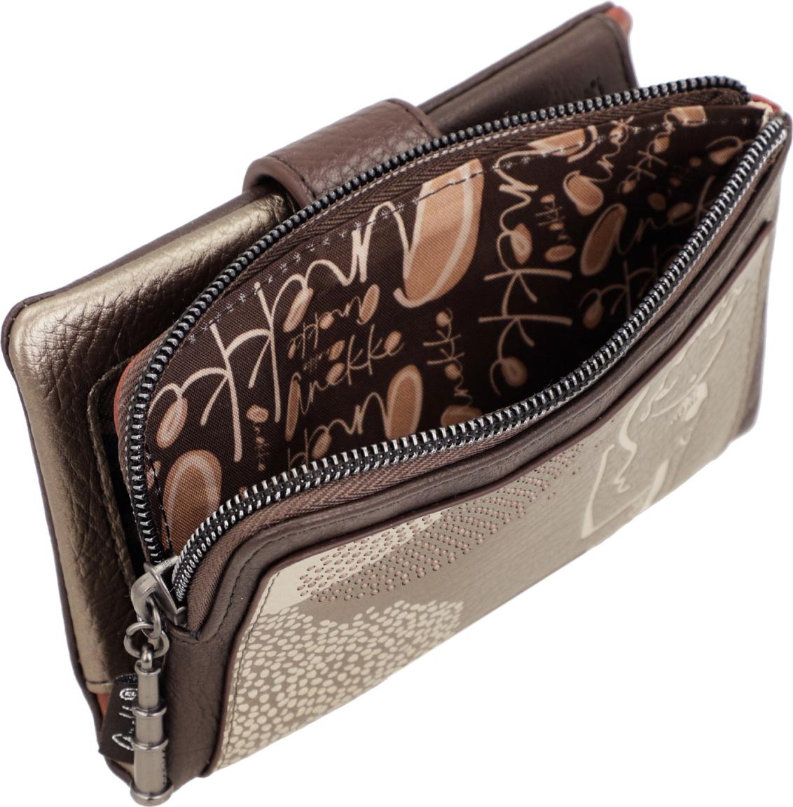 Anekke Tulip Odyssey Geldbörse Nieten - Metallic