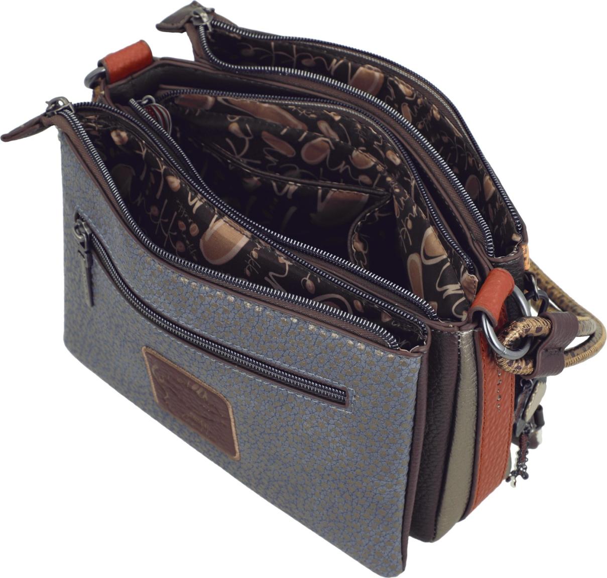 Anekke Tulip Odyssey Schultertasche Stickerei - Bunt