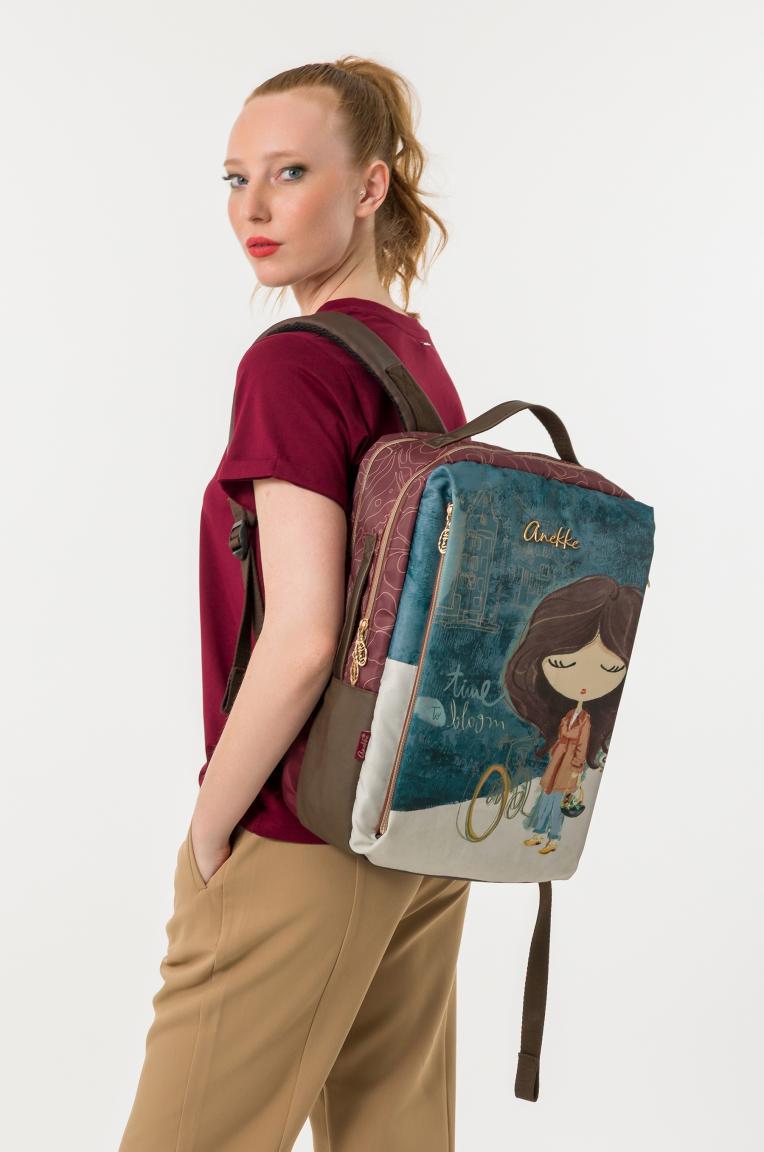 Anekke Tulip Reiserucksack Portrait - Bunt