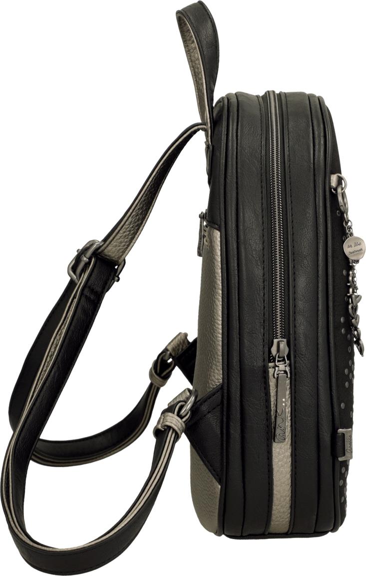 Anekke Tulip Rucksack Nieten - Schwarz