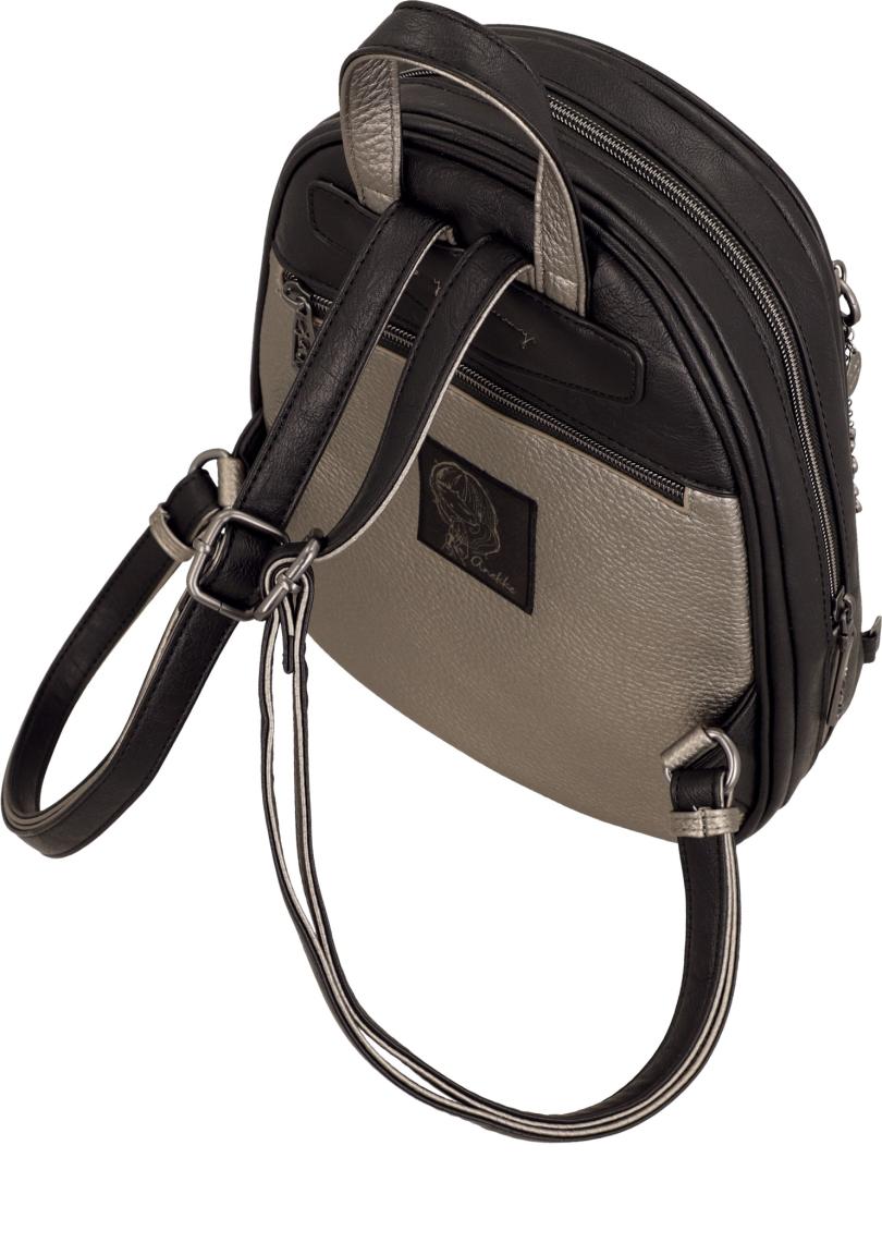Anekke Tulip Rucksack Nieten - Schwarz