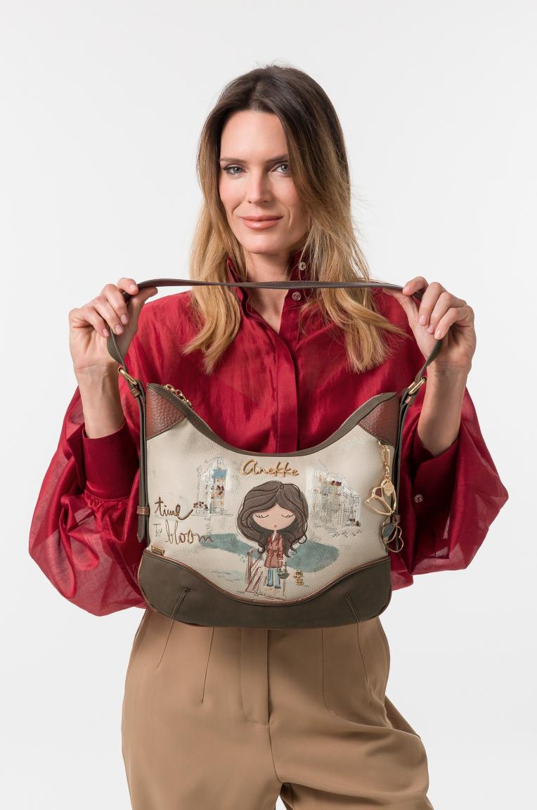 Anekke Tulip Schultertasche Portrait - Bunt