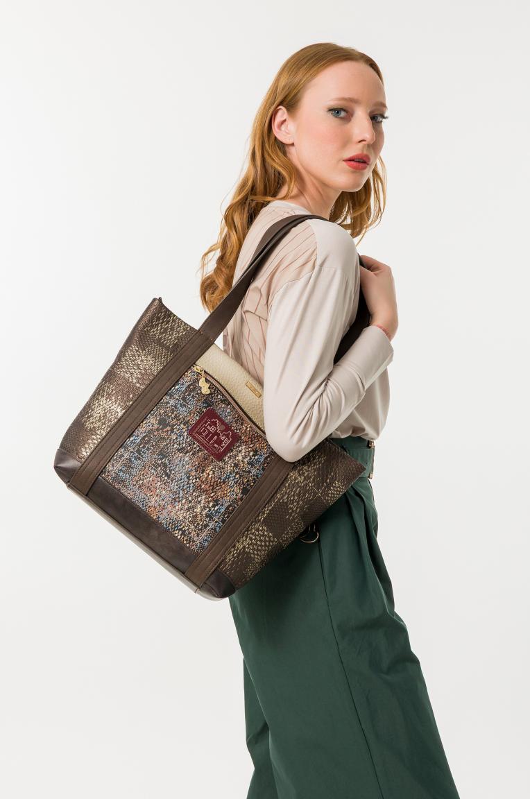 Anekke Tulip Shopper Portrait - Bunt