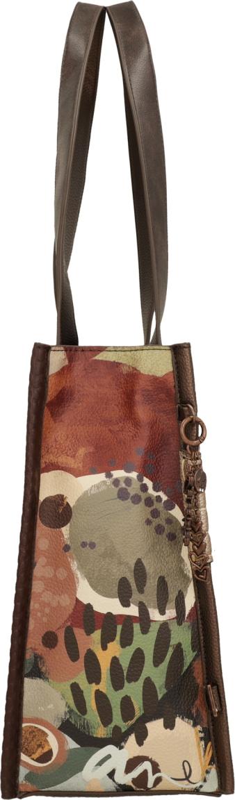 Anekke Tulip Shoppertasche Full Print - Braun