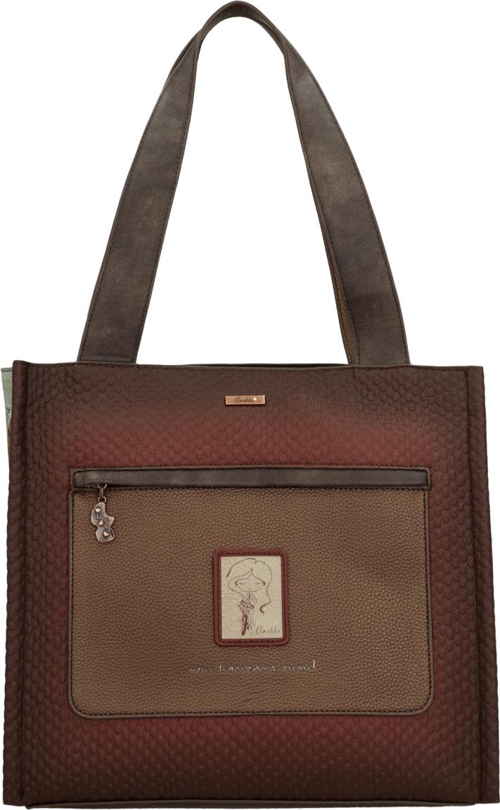 Anekke Tulip Shoppertasche Stickerei - Braun