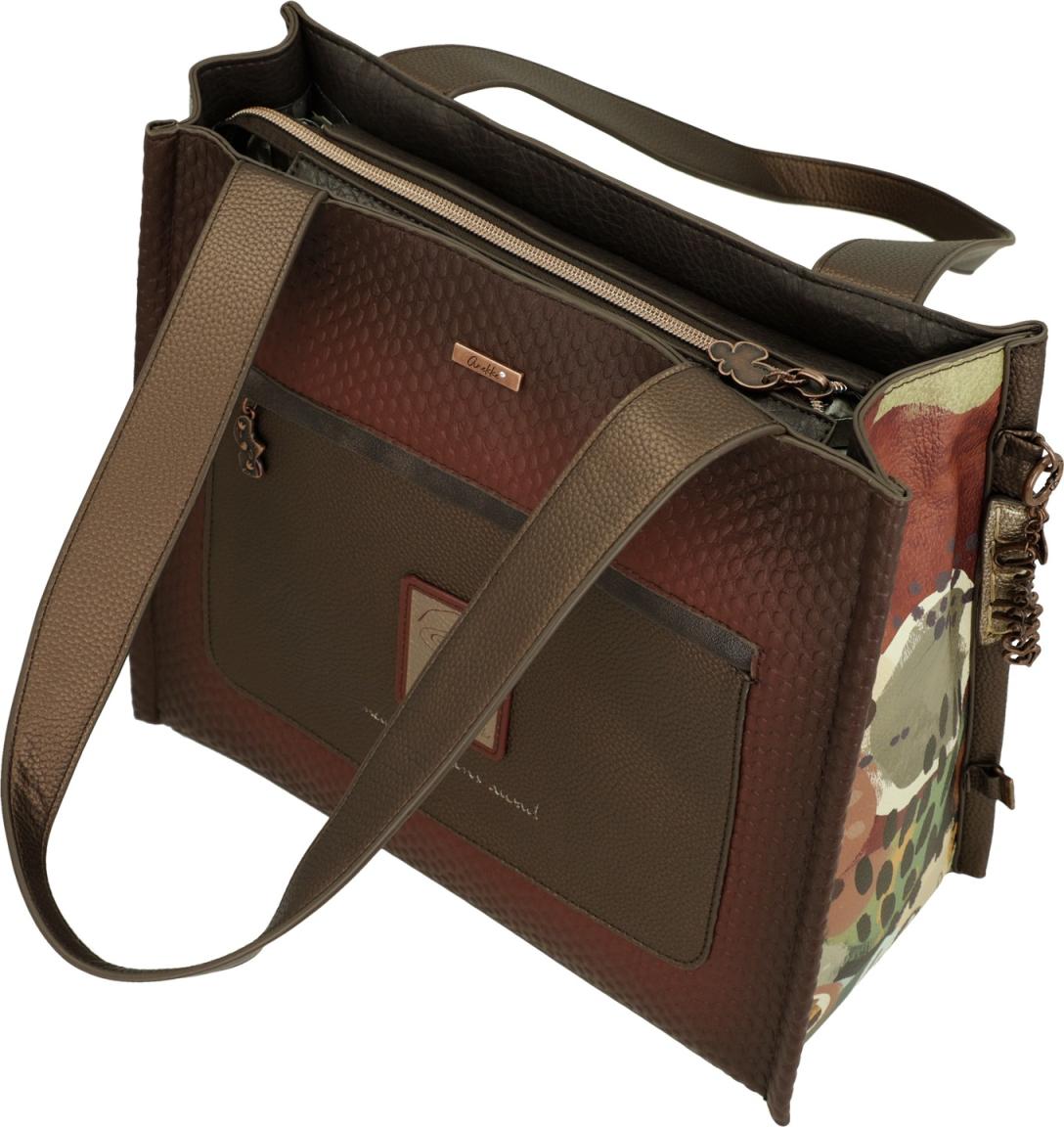 Anekke Tulip Shoppertasche Stickerei - Braun