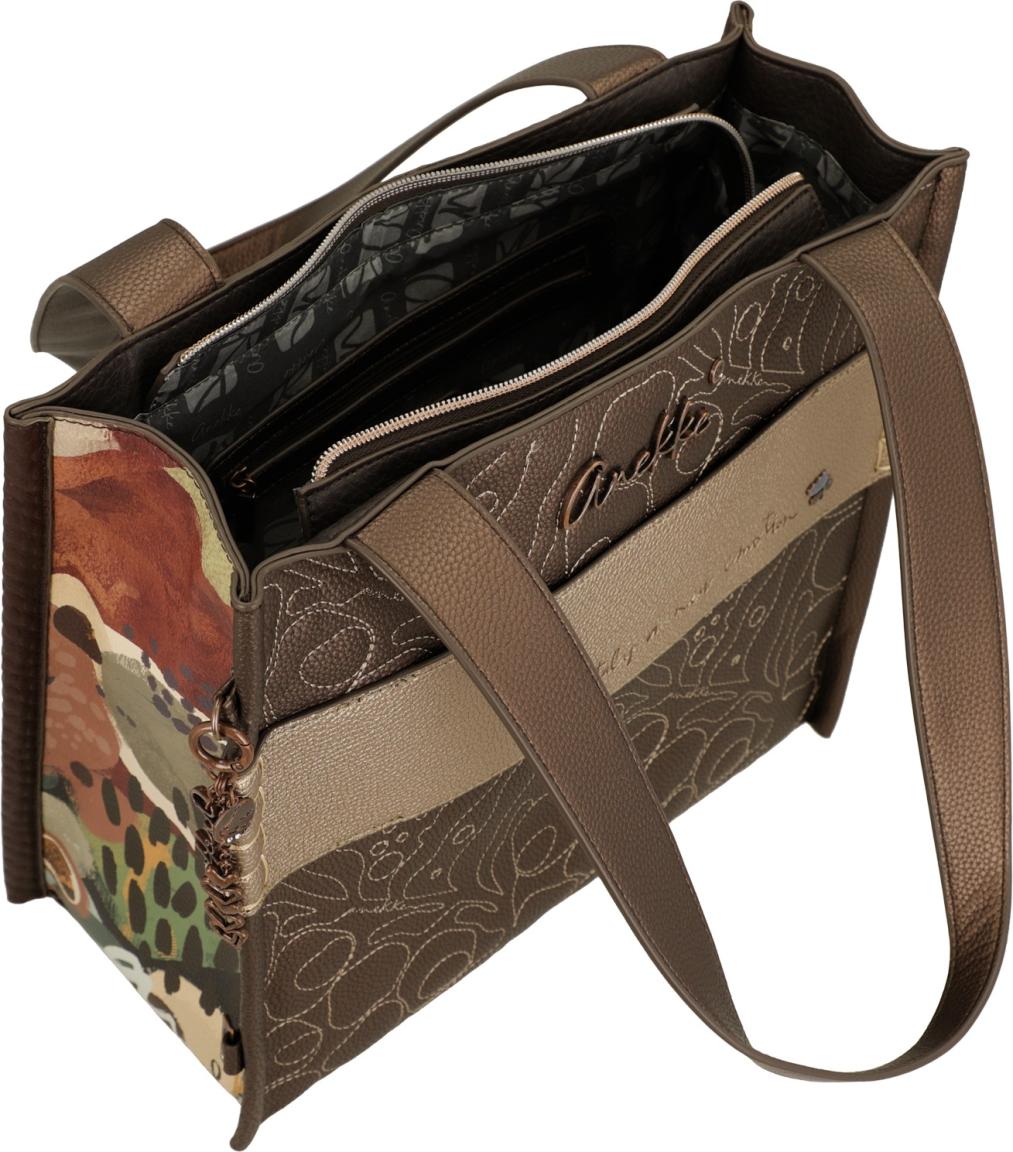 Anekke Tulip Shoppertasche Stickerei - Braun