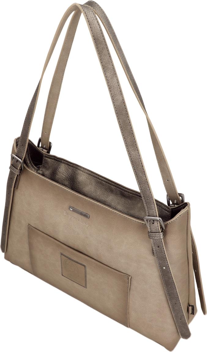 Anekke Tulipe Essence Schultertasche Nieten - Taupe