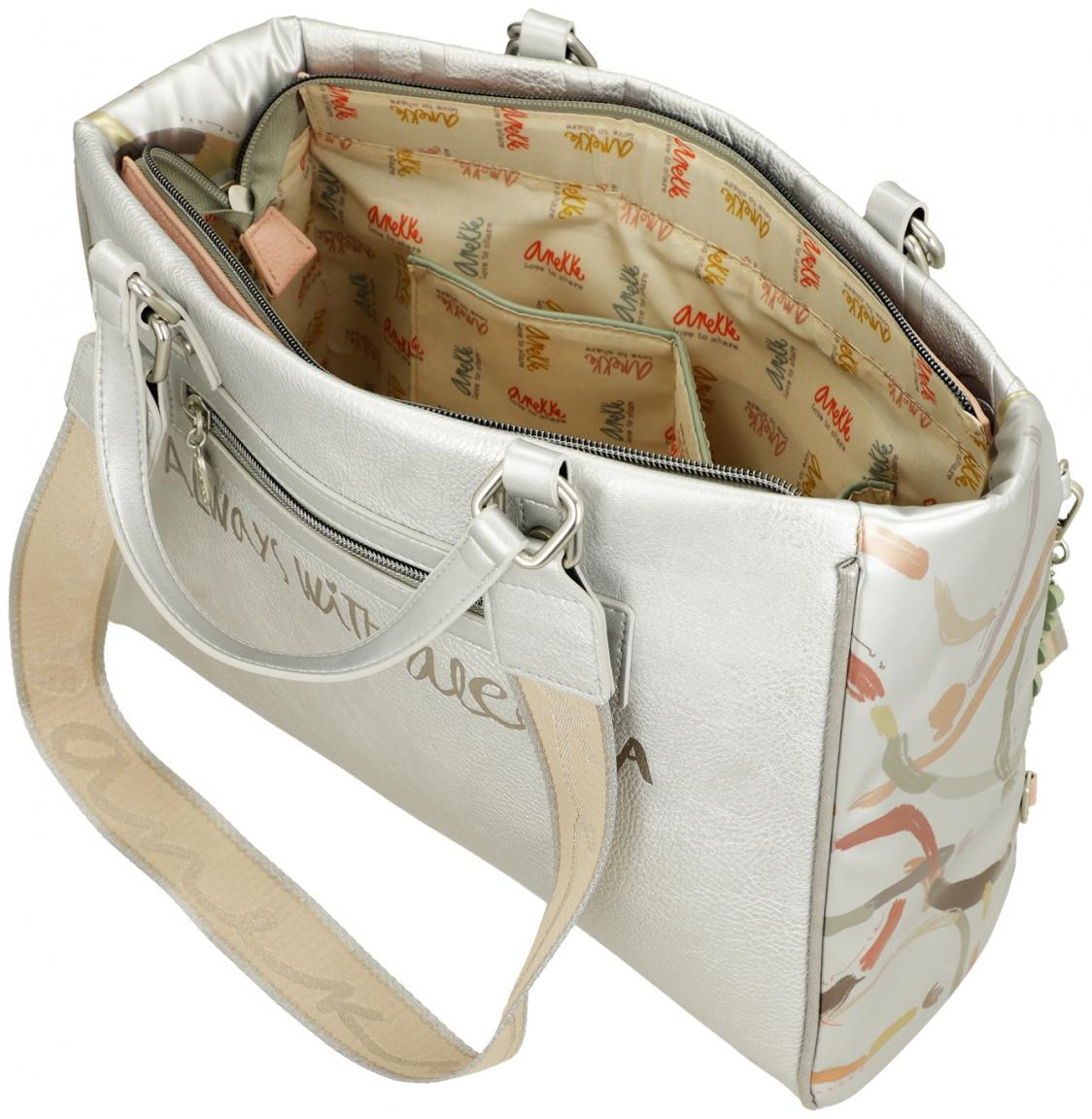 Anekke Umhängetasche Nylon Alma Smart Metallic