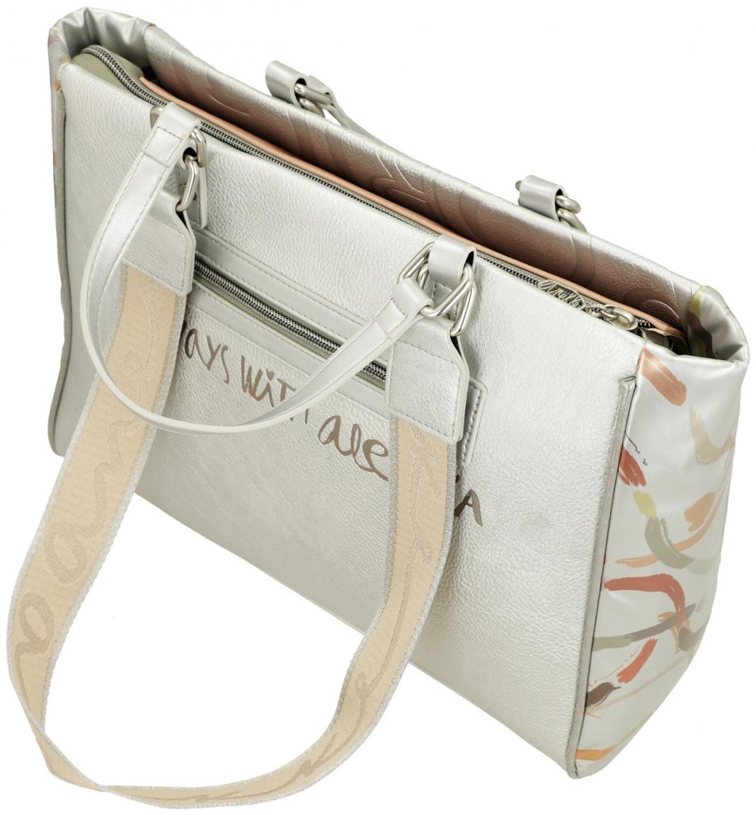 Anekke Umhängetasche Nylon Alma Smart Metallic