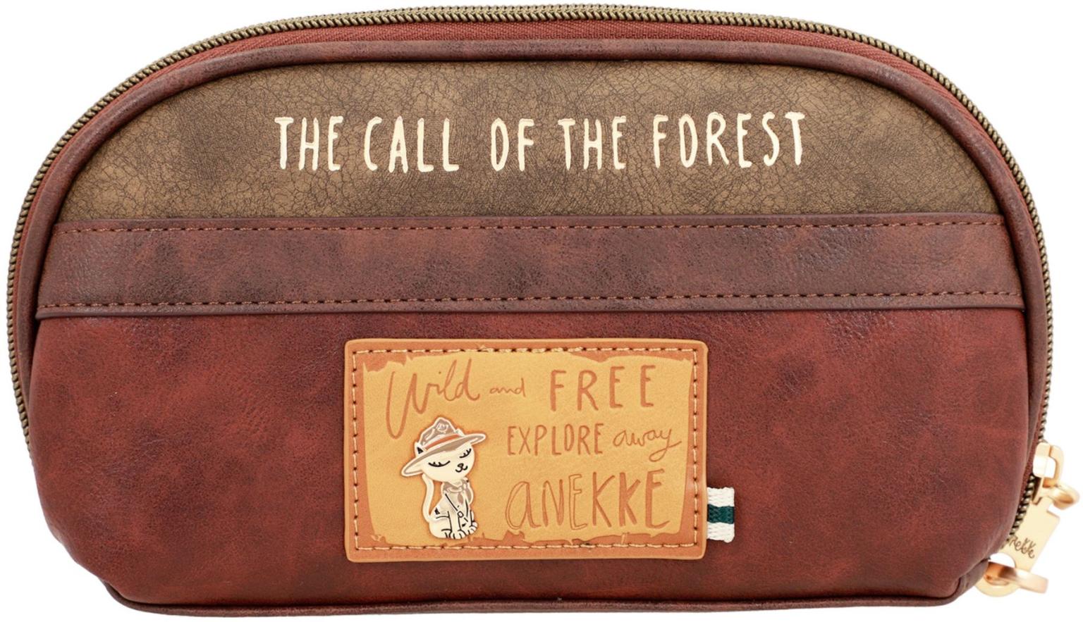 Anekke Wallet The Forest Urban braun Logoprint Kosmetiktasche