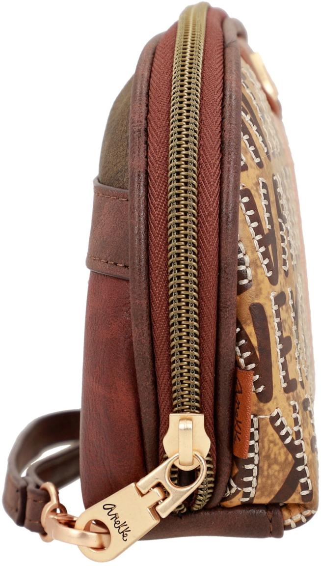 Anekke Wallet The Forest Urban braun Logoprint Kosmetiktasche