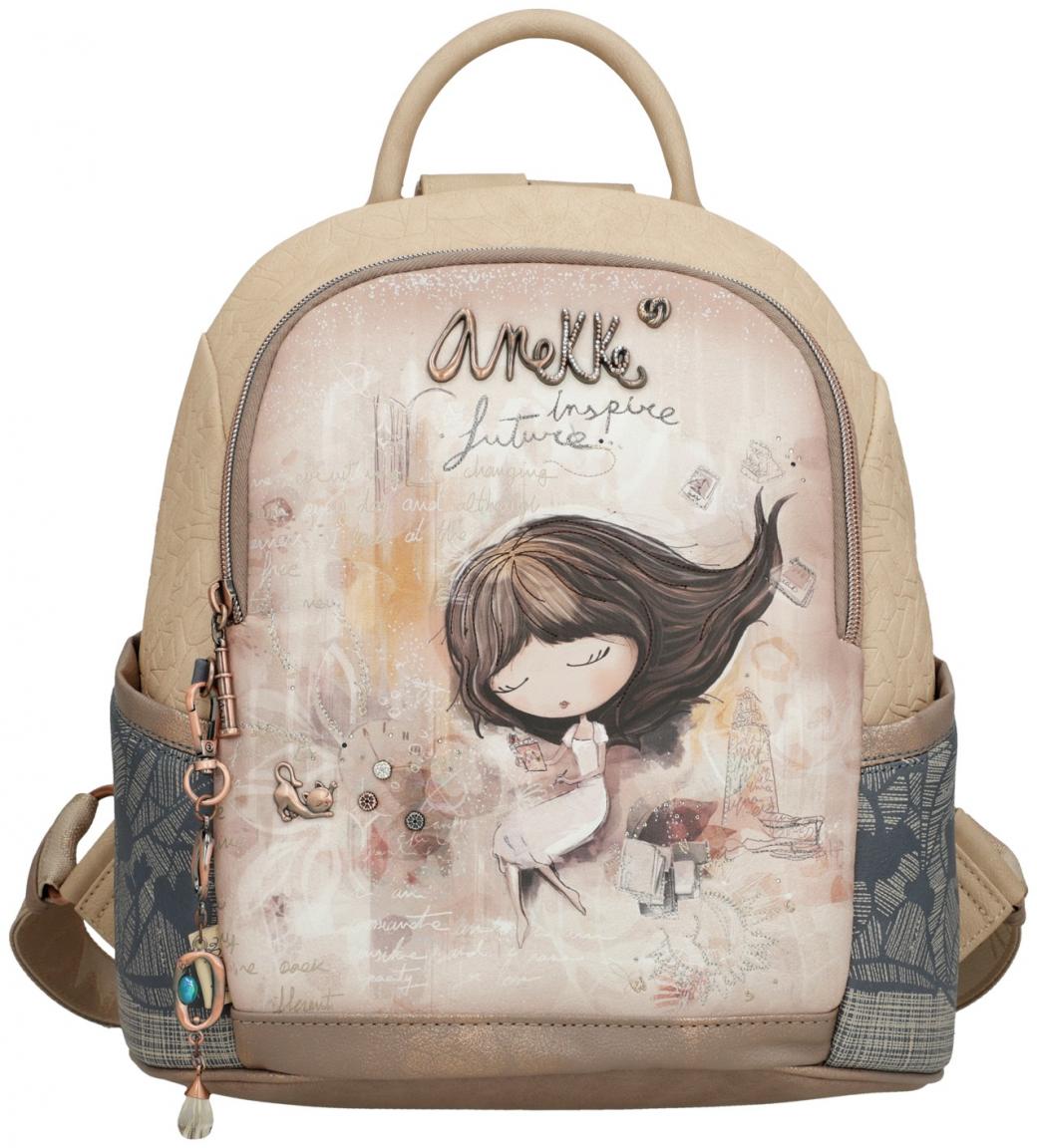 Anekke femininer Damenrucksack Future Glitzersteine Memories