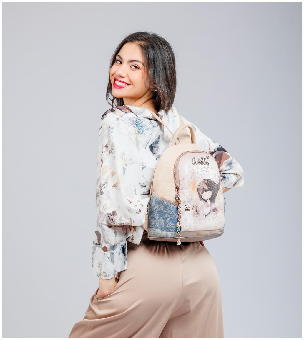 Anekke femininer Damenrucksack Future Glitzersteine Memories
