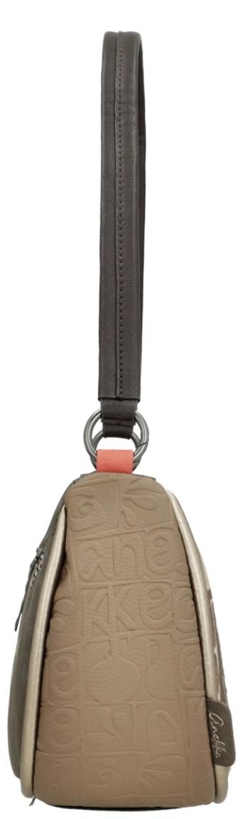 Anekke kompakte Damenhandtasche taupe Muse Print beige