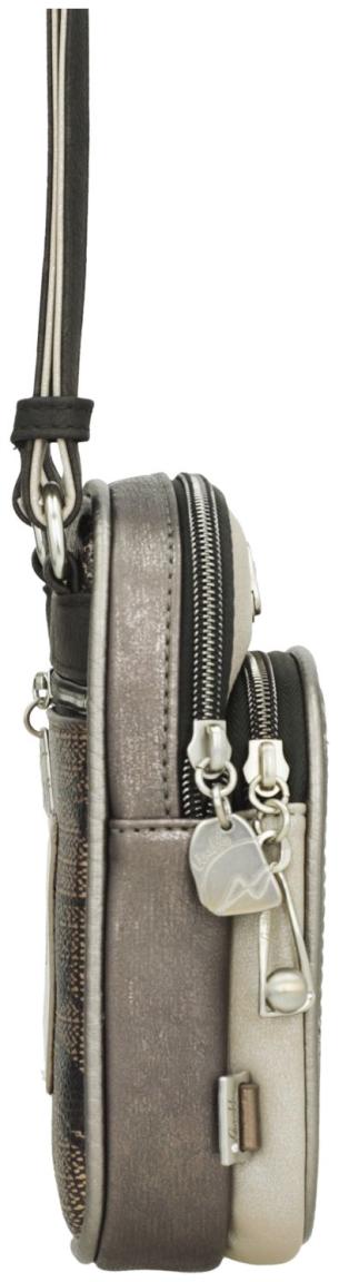 Anekke mini Sophia Auralis metallic Handytasche beige