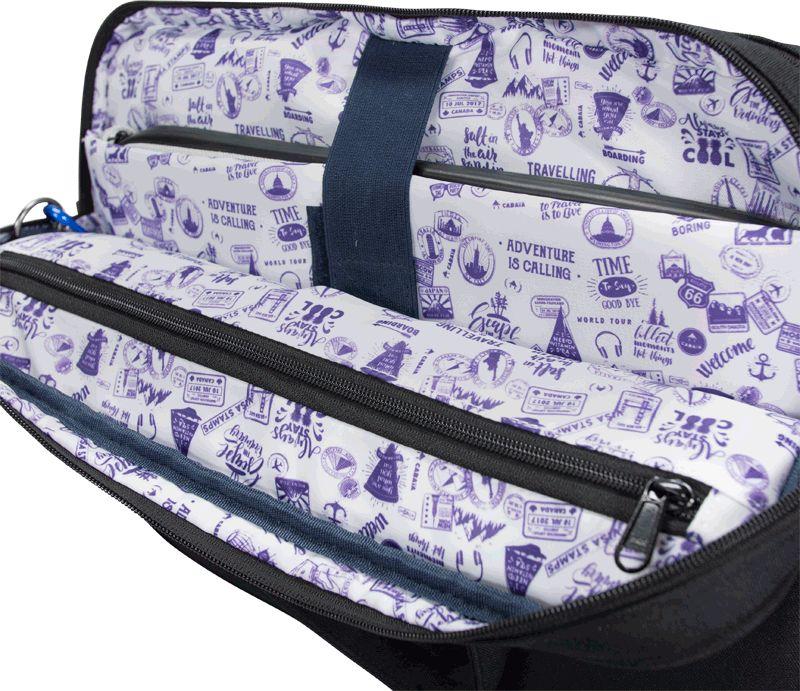 Arbeitstasche Cabaia Moscou abwischbar Messenger braun Wechseltasche M