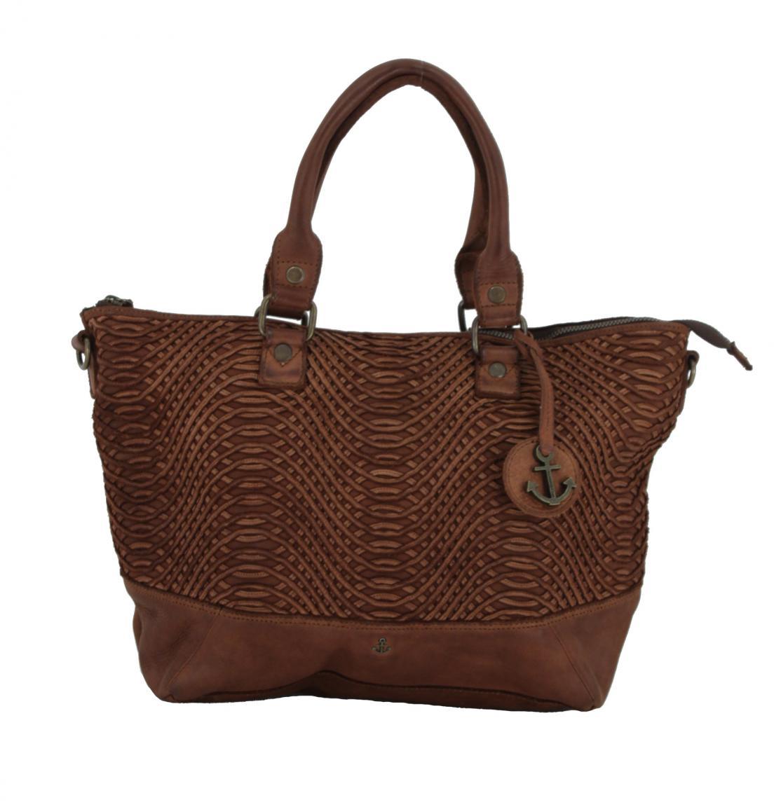 Ash New Lines Asuni Wellenmuster Schultertasche Harbour2nd schwarz