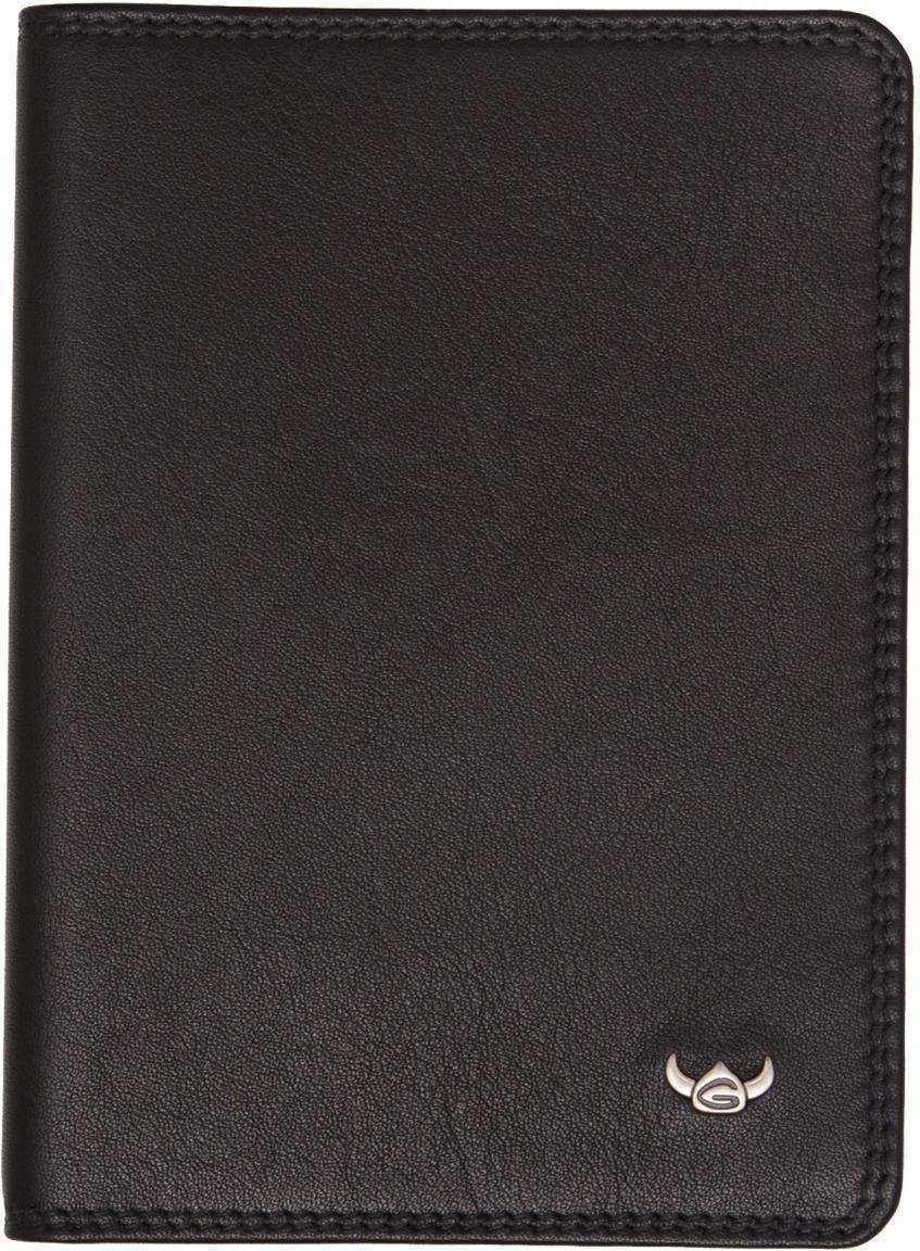 Ausweisetui Golden Head Polo herausnehmbar Schwarz RFID Protect