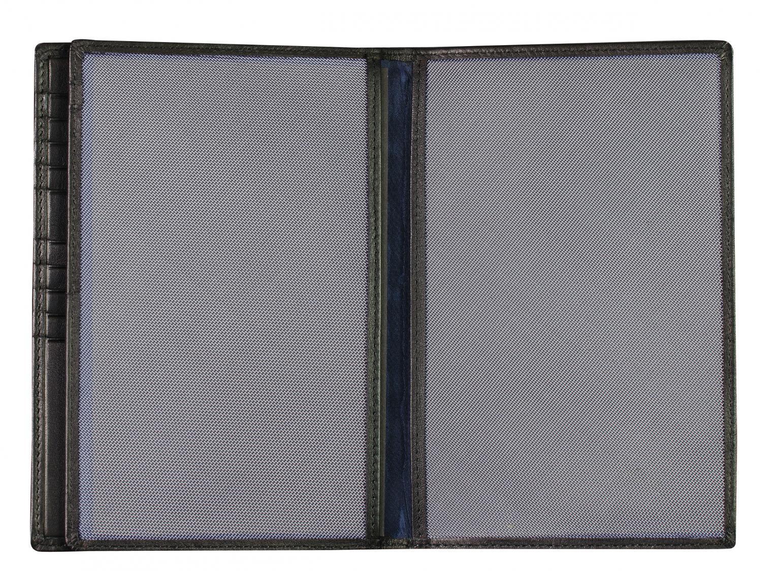 Ausweisetui Maitre F3 Aigwan Wallet Kartenfächer schwarz Leder