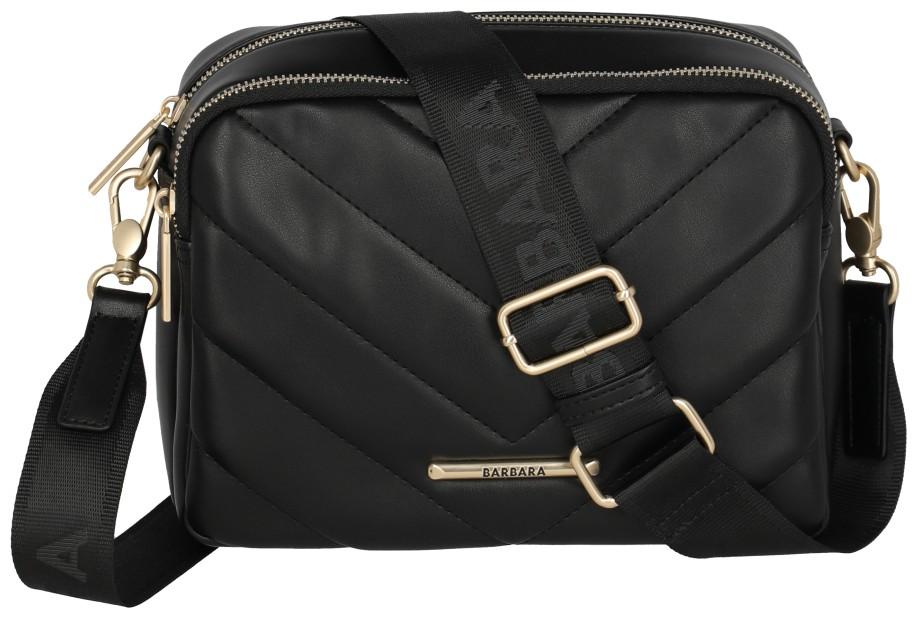 Barbara Travelite Cozy Crossbody Bag schwarz gesteppt