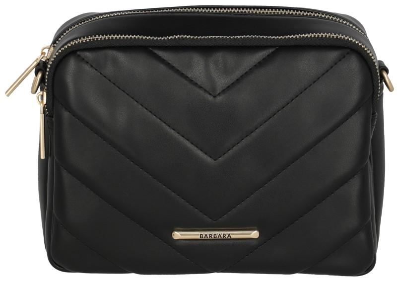 Barbara Travelite Cozy Crossbody Bag schwarz gesteppt