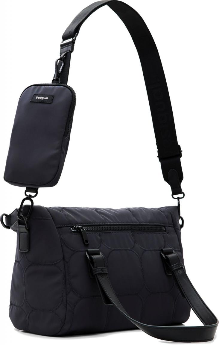 Be Random Desigual Nylontasche Loverty 2.0 Gris Oscuro