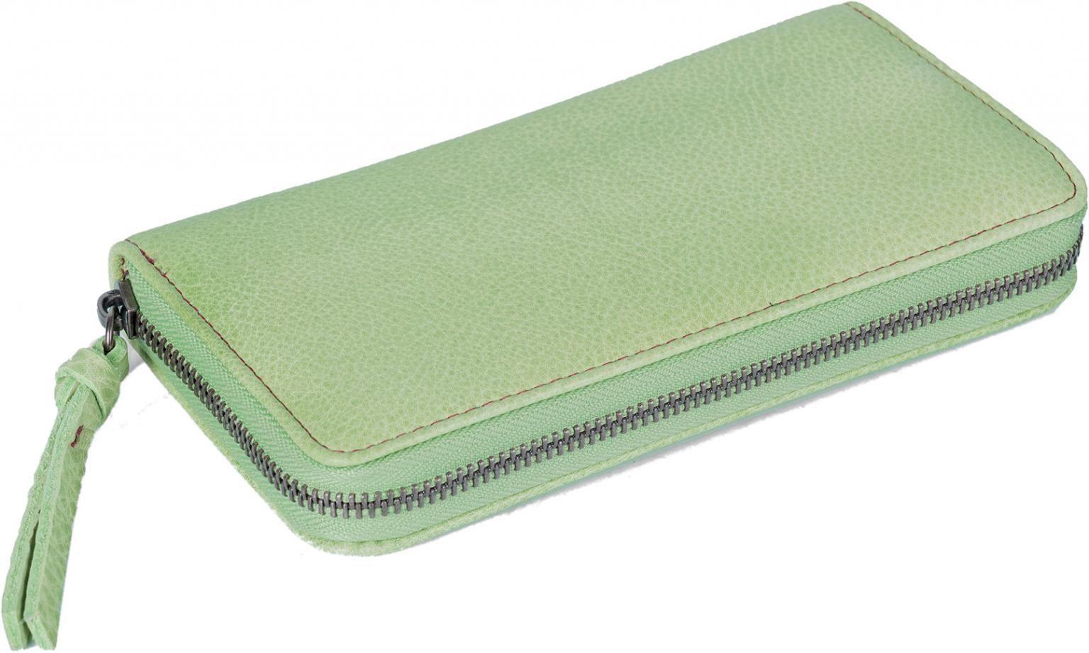 Bestie Big Zip Wallet Stone hellgraue Geldbörse FREDsBRUDER