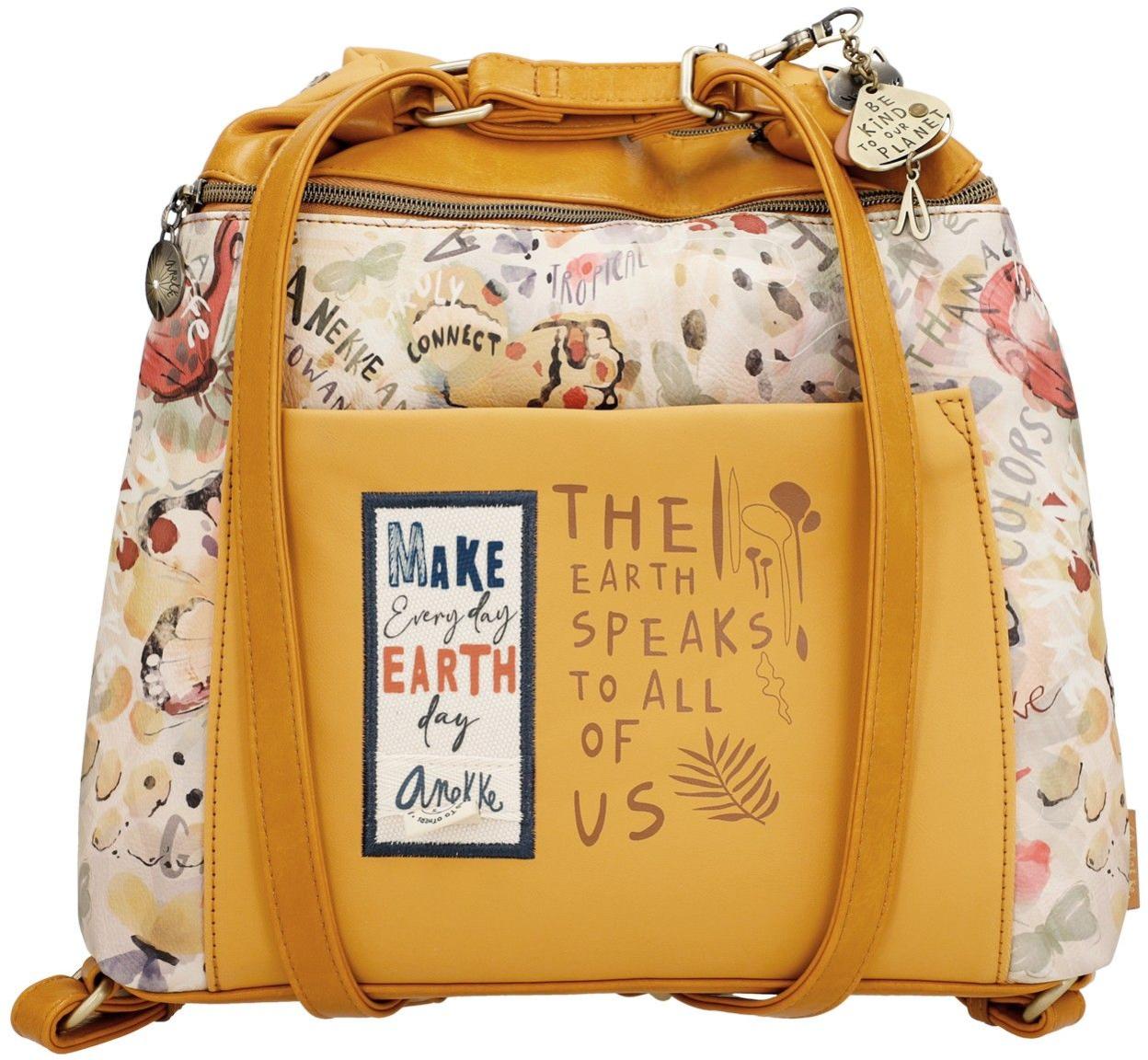 Beutelrucksack Anekke Nature Pachamama nachhaltig ocker